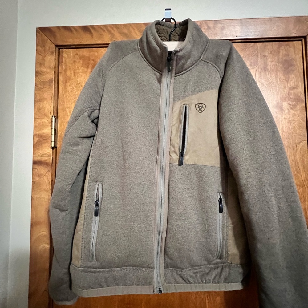 Ariat Gray and Tan Men's Jacket